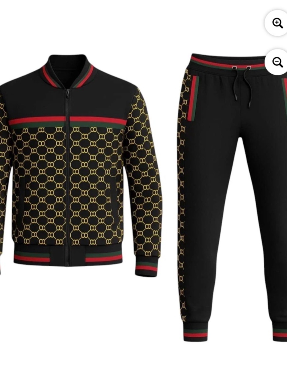 Men’s Designer Printed Tech Fleece Full Matching Jogging Suit, from Revival Outf